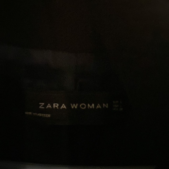 Zara women navy studded coat in size Large - Picture 3 of 3